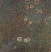 Gustav Klimt Farm Garden with Sunflowers (mk20) oil on canvas